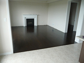 Hardwood floors installation in Milton.